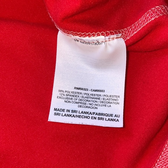 Nike Pro Women’s Red Quarter Zip Fleece - Picture 5 of 6